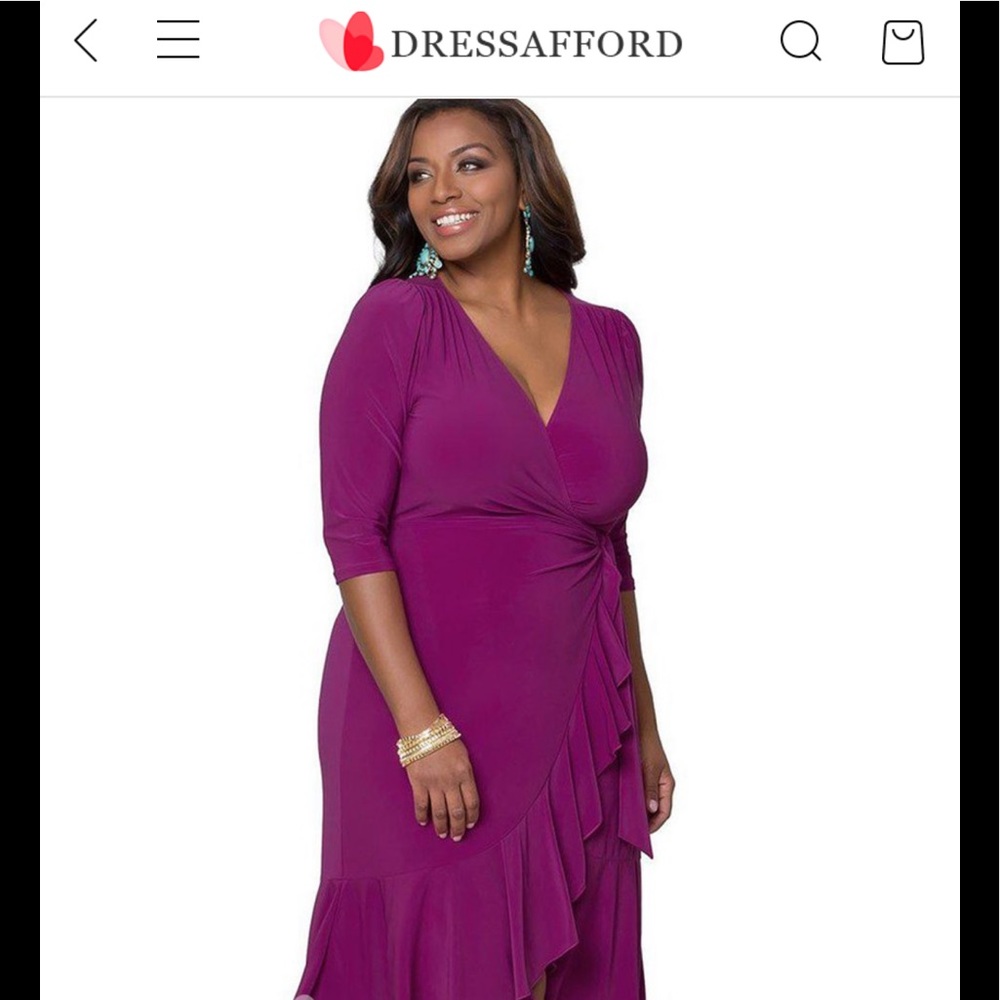 Special Occasion Chiffon Ruffled Dress